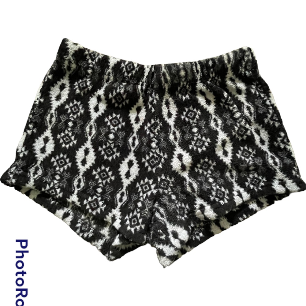 fuzzy pajama shorts